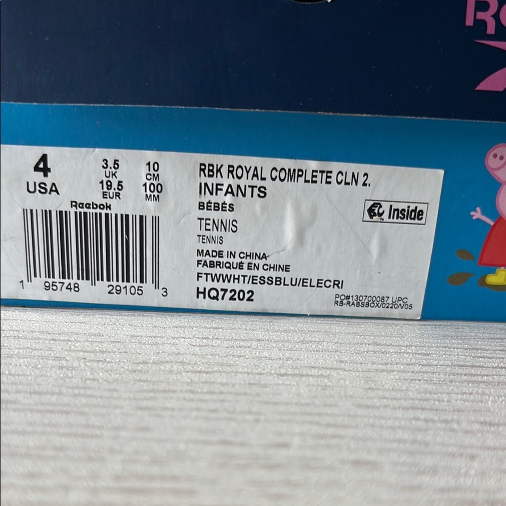 Peppa Pig Pink and White Rhinestone Sneakers - Picture 5 of 7